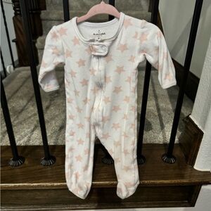 The Peanutshell Zippered Footie Baby Girl